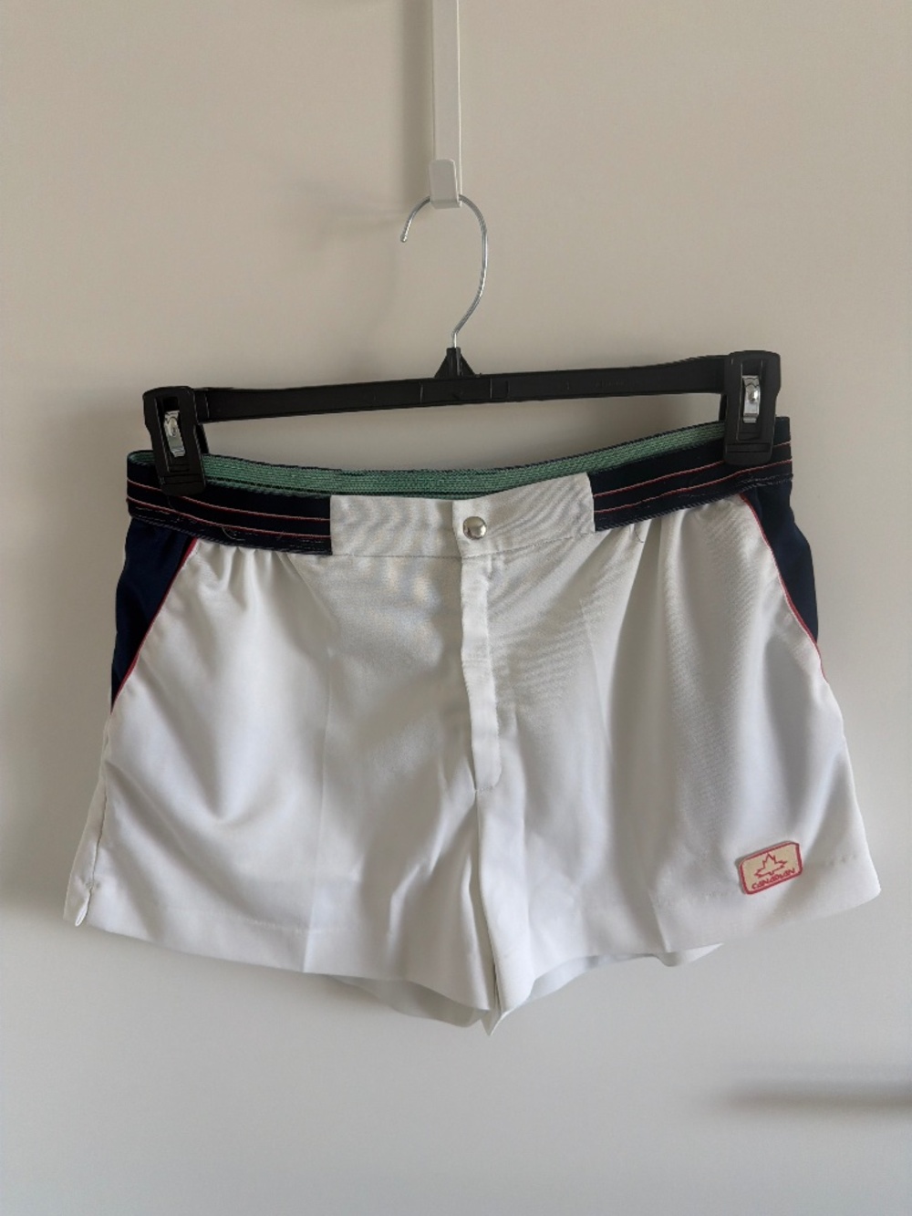 Vintage White Athletic Shorts